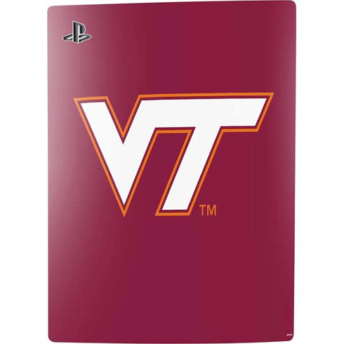 Virginia Tech Maroon PS5 Console Skin